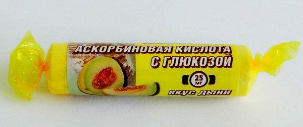 Изображение товара Аскорбиновая кислота гленвитол 10 таблеток по 25 мг дыня (крутка) Аскорбиновая кислота гленвитол 10 таблеток по 25 мг дыня (крутка) фотография