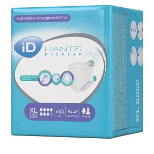 Подгузники-трусы для взрослых AйДи Pants Premium XL 10шт