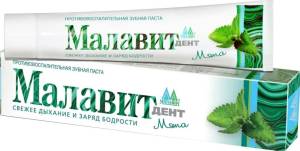 Малавитдент (мята) зубная паста 70г