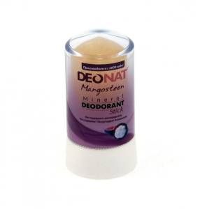 Дезодорант-Кристалл ДеоНат с соком МАНГОСТИНА розовый стик, 60 гр