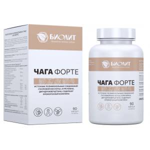 Чага Форте Биолит 90 капсул