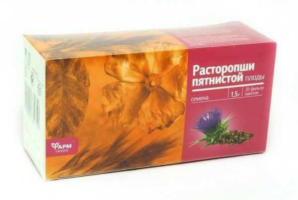 Изображение товара Расторопша плоды, 20 фильтр-пакетов Расторопша плоды, 20 фильтр-пакетов фотография