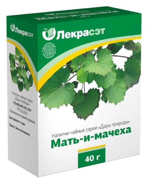 Мать-и-мачеха, листья, 50 г (Лекра-сэт) фотография