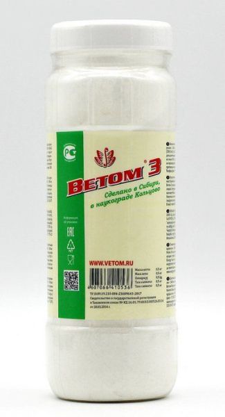 Изображение товара Ветом 3 порошок 500г Ветом 3 порошок 500г фотография