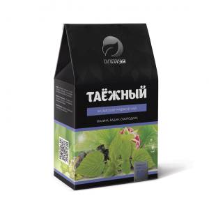 Чай травяной Таежный (бадан, смородина, малина), 80 г